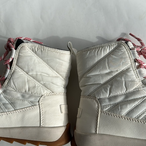Sorel Whitney II Short Lace Boots-Blanc/Fawn- Sz 7.5 - Picture 14 of 16